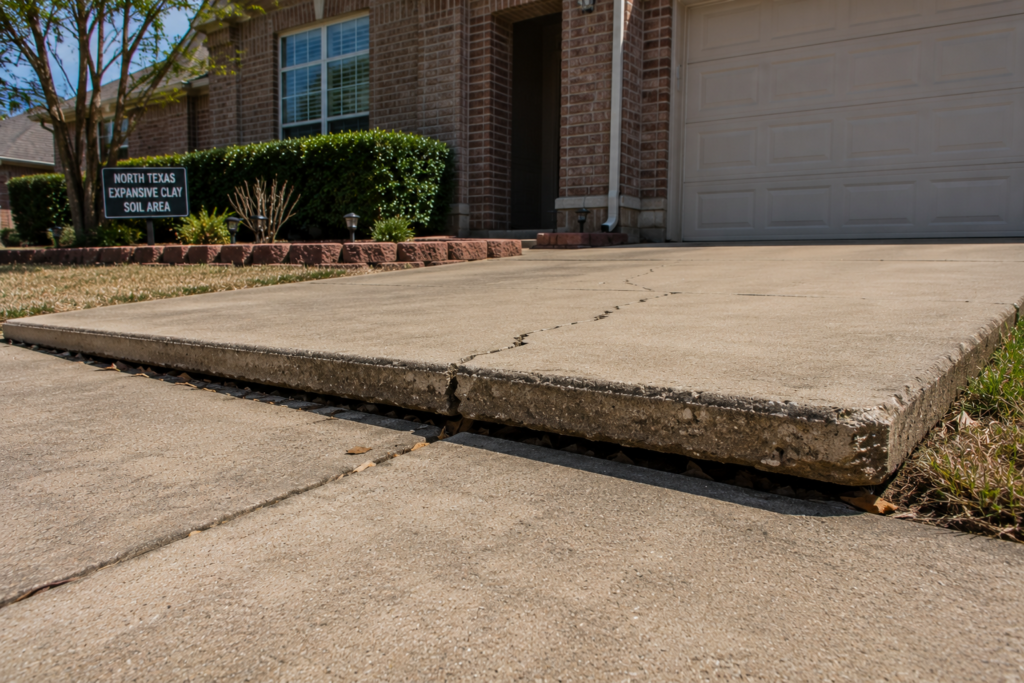 what causes sidewalks to lift or sink