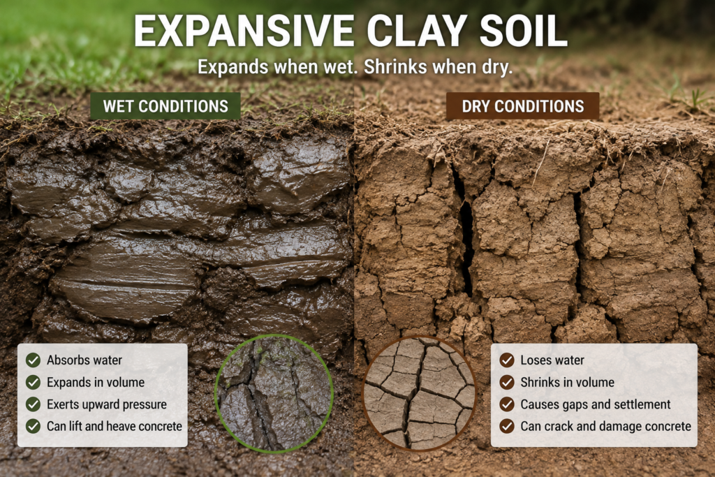 expansive clay soil description